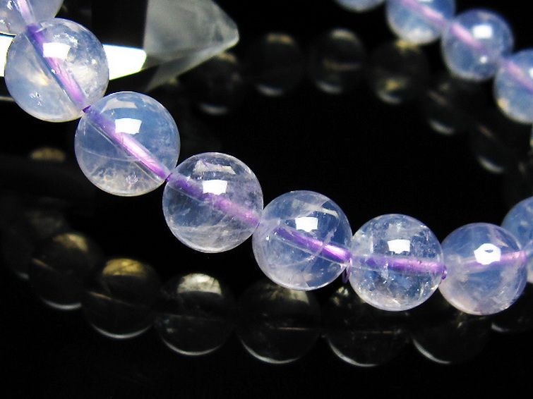 スコロライト（ラベンダークォーツ）ブレスレット 10mm [t352-1747] 3枚目