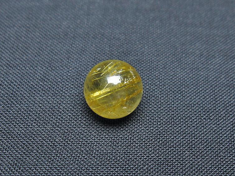 ゴールドタイチンルチル入り水晶丸玉 10mm [t355-1174] 3枚目