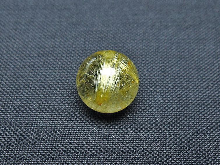 ゴールドタイチンルチル入り水晶丸玉 10mm [t355-1188] 3枚目