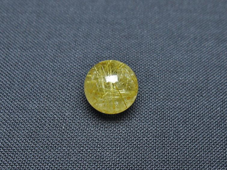 ゴールドタイチンルチル入り水晶丸玉 10mm [T355-1207] 3枚目