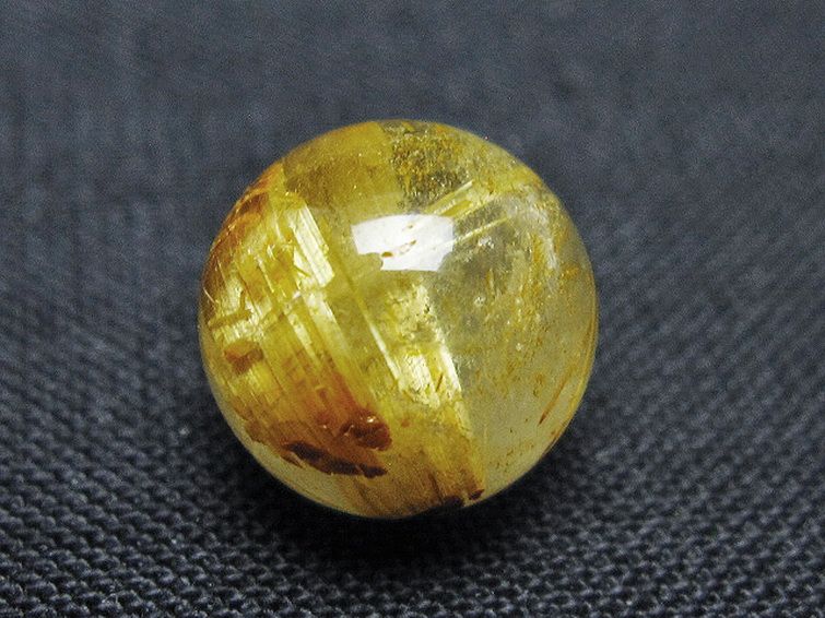 ゴールドタイチンルチル入り水晶丸玉 10mm [t355-1633] 3枚目