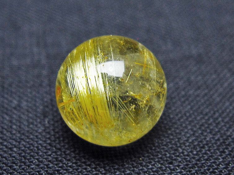 ゴールドタイチンルチル入り水晶丸玉 10mm [t355-1666] 3枚目