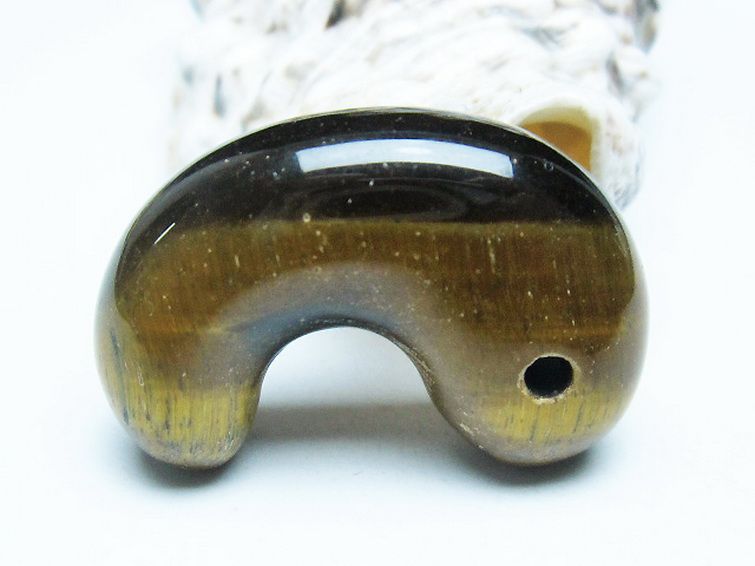 タイガーアイ※黄虎目石勾玉 [t356-1748] 2枚目