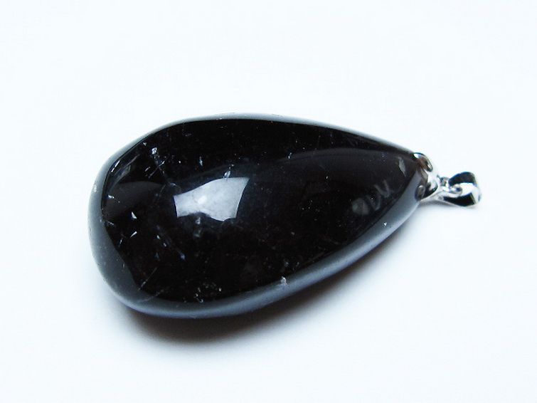 モリオン 純天然 黒水晶 ペンダント[T359-1981] 3枚目