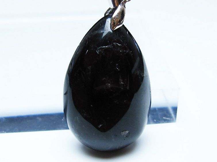 モリオン 純天然 黒水晶 ペンダント[T359-1993] 2枚目