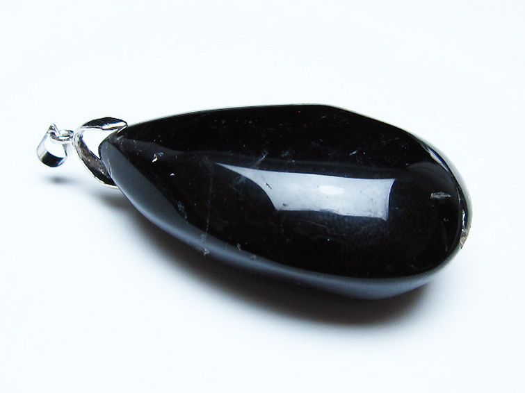 モリオン 純天然 黒水晶 ペンダント[T359-1993] 3枚目