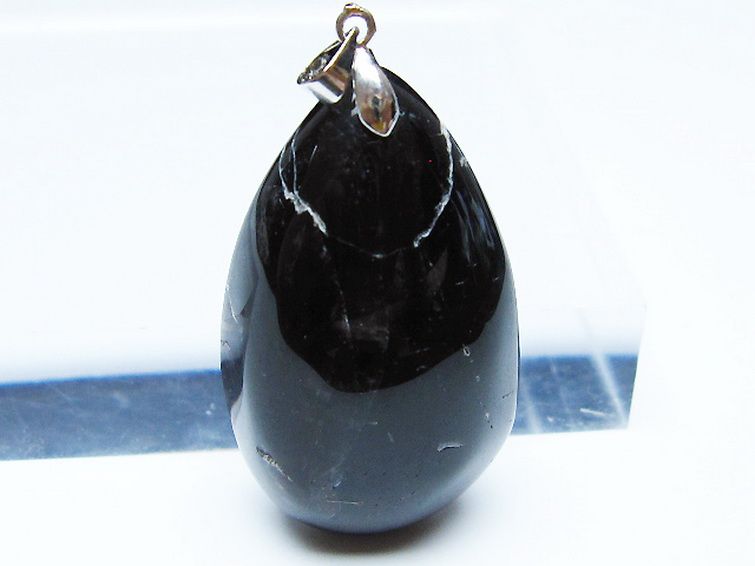 モリオン 純天然 黒水晶 ペンダント[T359-2000] 2枚目