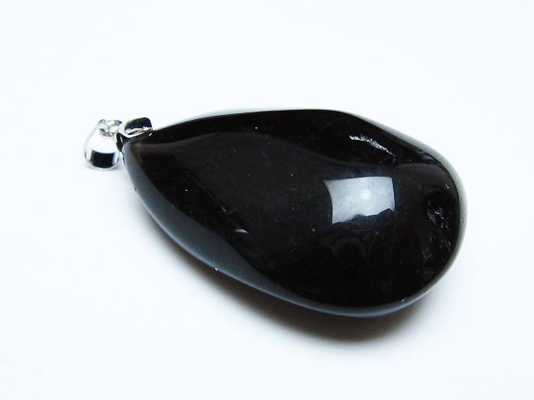 モリオン 純天然 黒水晶 ペンダント[T359-2056] 3枚目