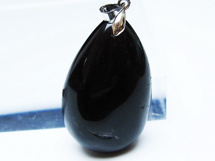 モリオン 純天然 黒水晶 ペンダント[T359-2065] 2枚目