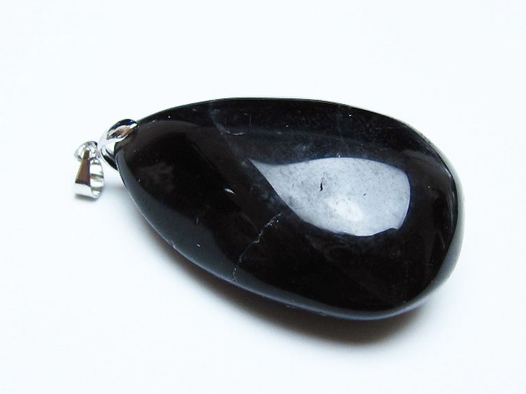 モリオン 純天然 黒水晶 ペンダント[T359-2065] 3枚目