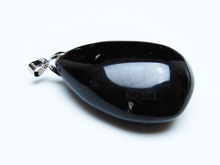 モリオン 純天然 黒水晶 ペンダント[T359-2076] 3枚目