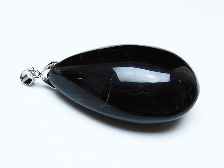 モリオン 純天然 黒水晶 ペンダント[T359-2084] 3枚目