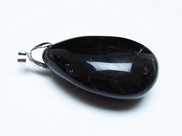 モリオン 純天然 黒水晶 ペンダント[T359-2093] 3枚目