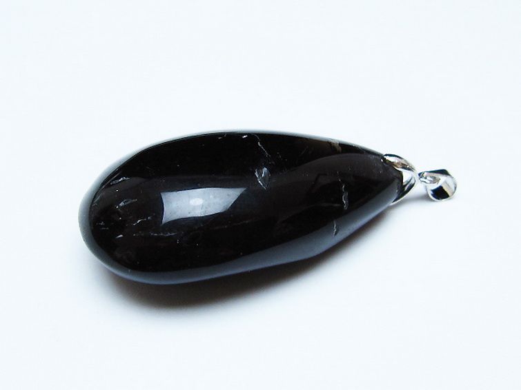 モリオン 純天然 黒水晶 ペンダント[T359-2101] 3枚目