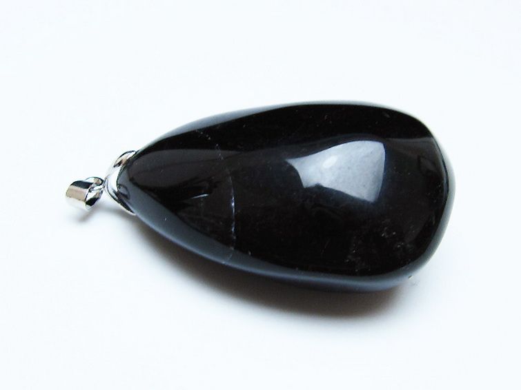 モリオン 純天然 黒水晶 ペンダント[T359-2109] 3枚目