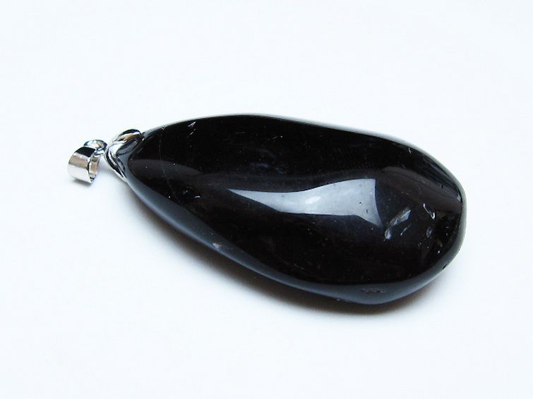 モリオン 純天然 黒水晶 ペンダント[T359-2117] 3枚目