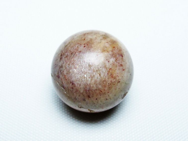 オレンジ ムーンストーン 丸玉 16mm [T371-3013] 3枚目