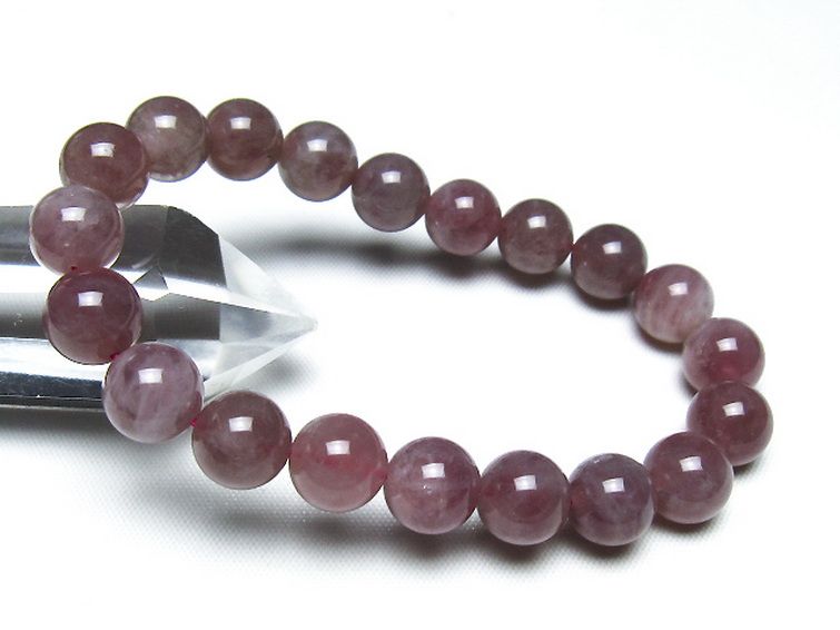 ローズクォーツブレスレット 10mm [t373-7079] 1枚目