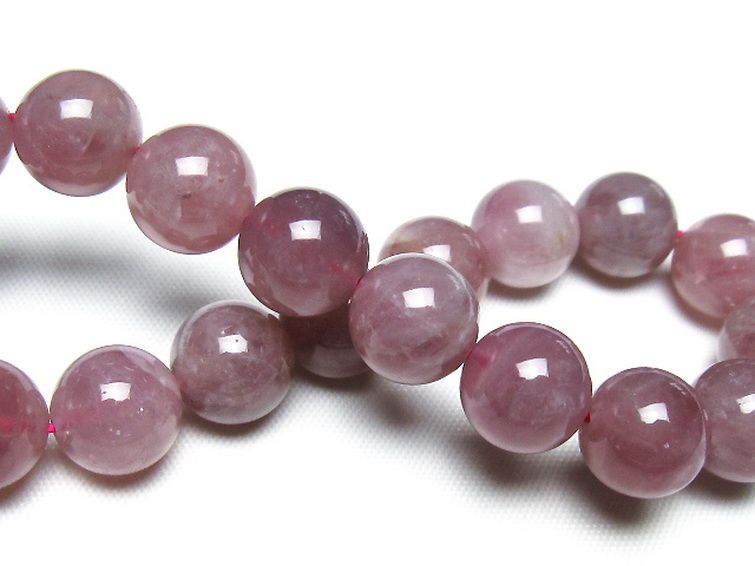 ローズクォーツブレスレット 11mm [t373-7089] 2枚目