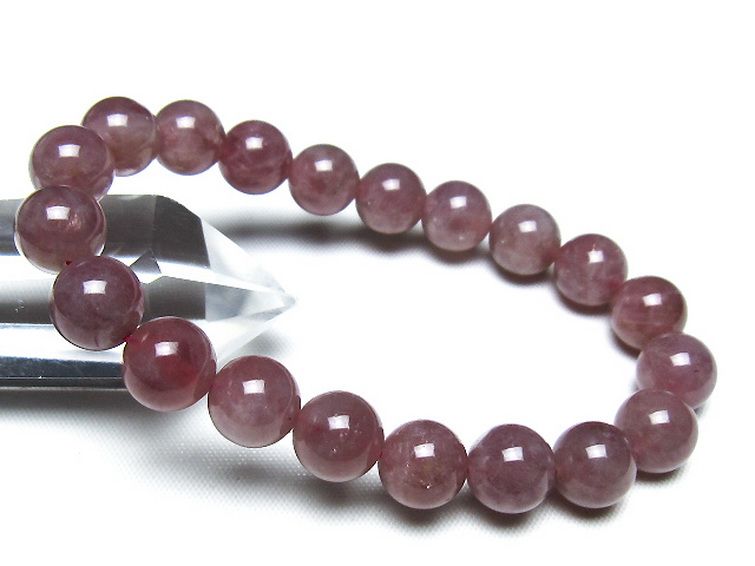 ローズクォーツブレスレット 10mm [t373-7104] 1枚目