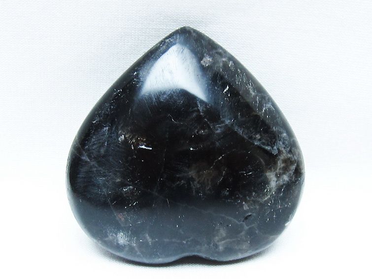 モリオン 純天然 黒水晶 ハート 置物[T375-5162] 3枚目