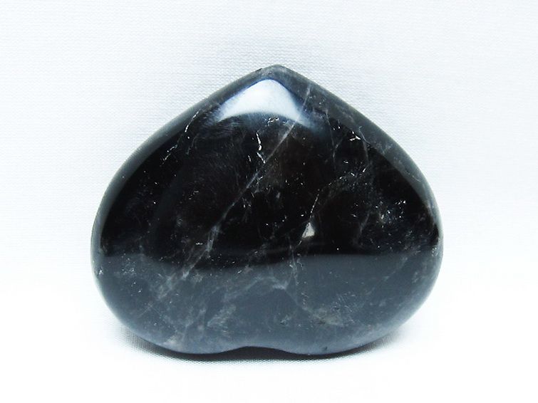 モリオン 純天然 黒水晶 ハート 置物[T375-5178] 3枚目