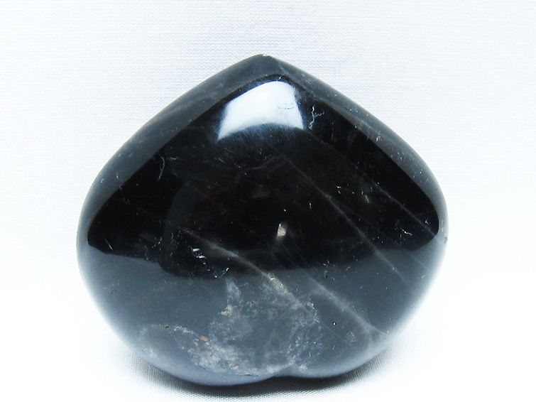 モリオン 純天然 黒水晶 ハート 置物[T375-5185] 3枚目