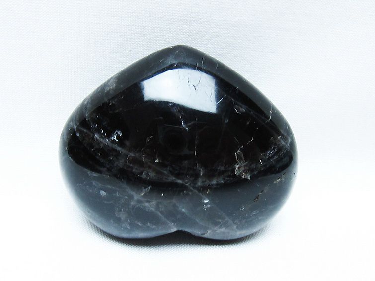 モリオン 純天然 黒水晶 ハート 置物[T375-5200] 3枚目