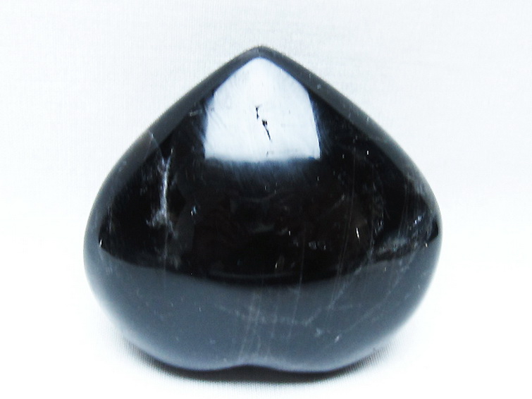 モリオン 純天然 黒水晶 ハート 置物[T375-5203] 3枚目