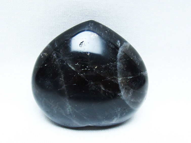 モリオン 純天然 黒水晶 ハート 置物 [t375-5213] 3枚目