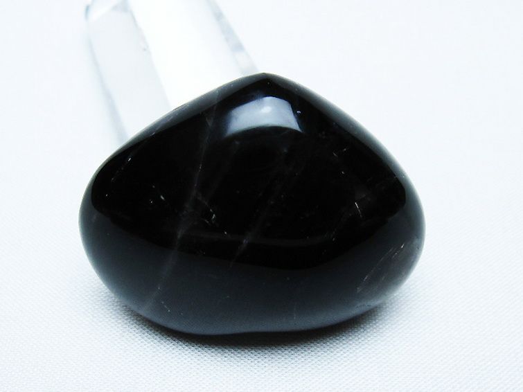 モリオン 純天然 黒水晶 ハート 置物[T375-5242] 3枚目