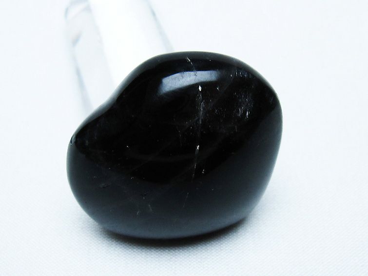 モリオン 純天然 黒水晶 ハート 置物 [t375-5247] 2枚目