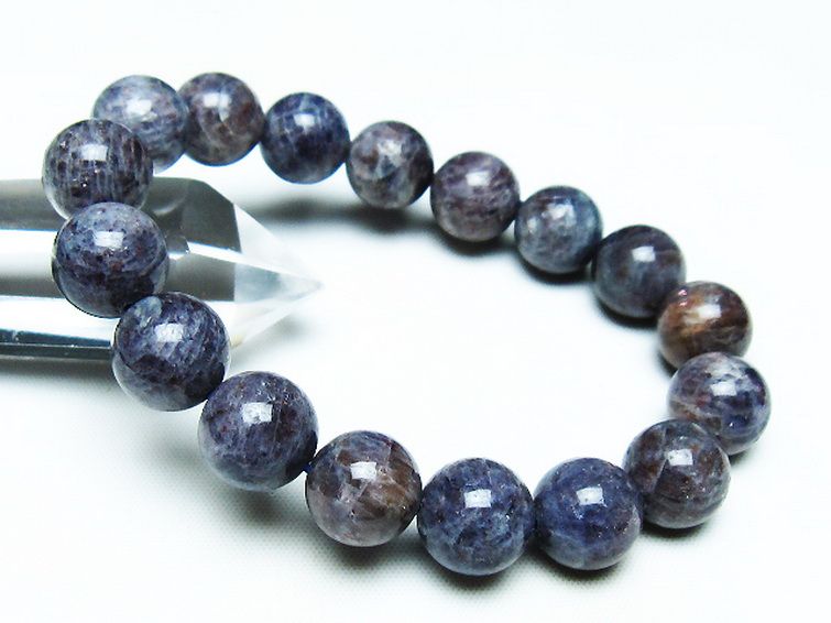 スーパーセブンアイオライトブレスレット 12mm [T378-4310] 1枚目