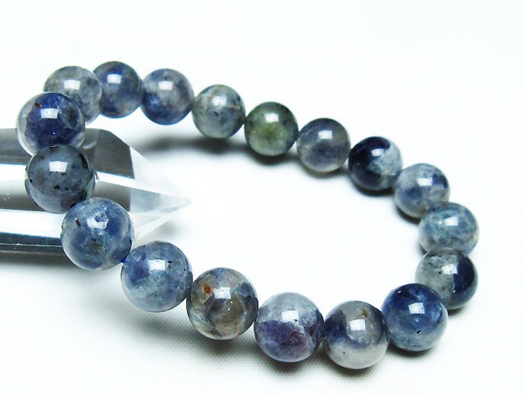 スーパーセブンアイオライトブレスレット 11mm [T378-4315] 1枚目