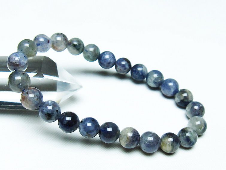 スーパーセブンアイオライトブレスレット 8mm [T378-4324] 1枚目