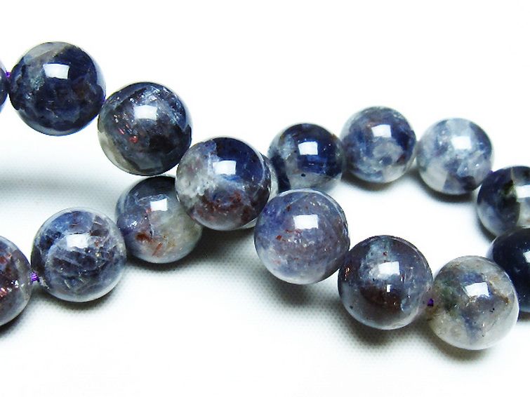 スーパーセブンアイオライトブレスレット 12mm [T378-4338] 2枚目