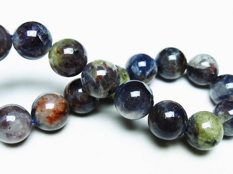 スーパーセブンアイオライトブレスレット 11mm [T378-4355] 2枚目