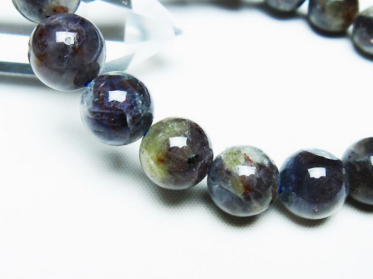 スーパーセブンアイオライトブレスレット 11mm [T378-4355] 3枚目