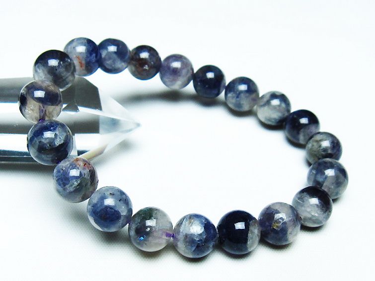 スーパーセブンアイオライトブレスレット 10mm [T378-4357] 1枚目