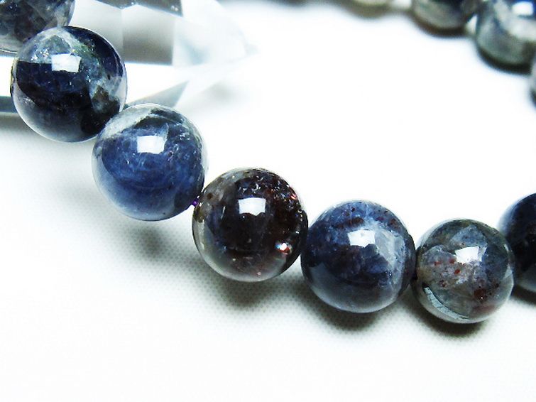 スーパーセブンアイオライトブレスレット 11mm [T378-4368] 3枚目