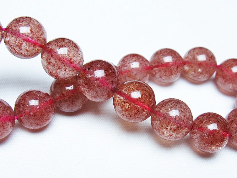 アフリカンストロベリークォーツブレスレット 11mm [t381-2522] 2枚目