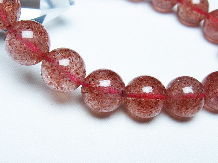 アフリカンストロベリークォーツブレスレット 11mm [t381-2522] 3枚目