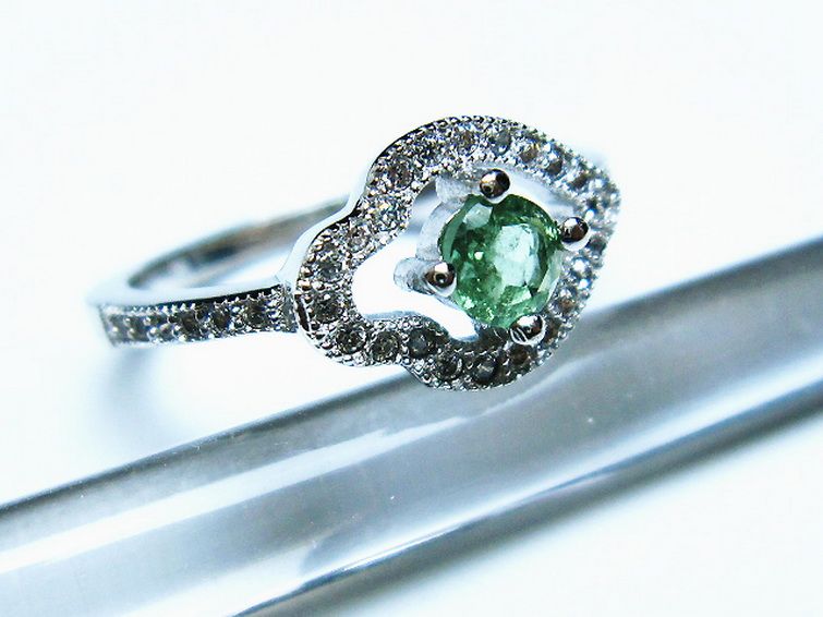 緑トルマリン指輪(13号) [t384-1577] 2枚目