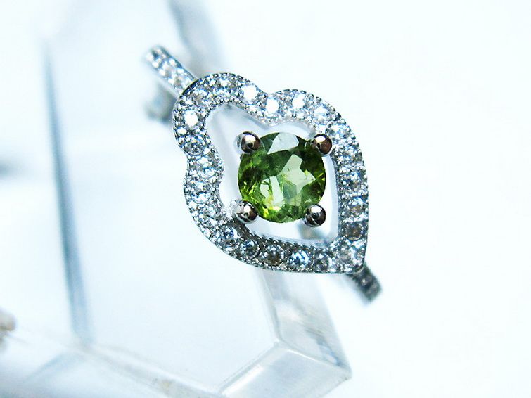 緑トルマリン指輪(11号) [t384-1578] 3枚目