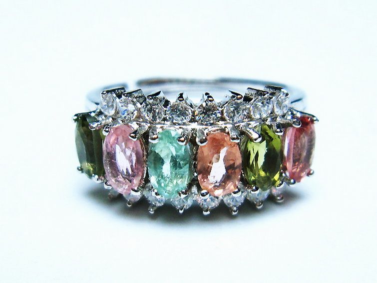 トルマリン指輪(11号) [t384-1586] 1枚目