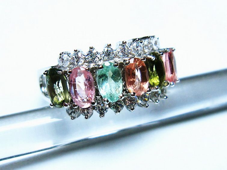 トルマリン指輪(11号) [t384-1586] 2枚目