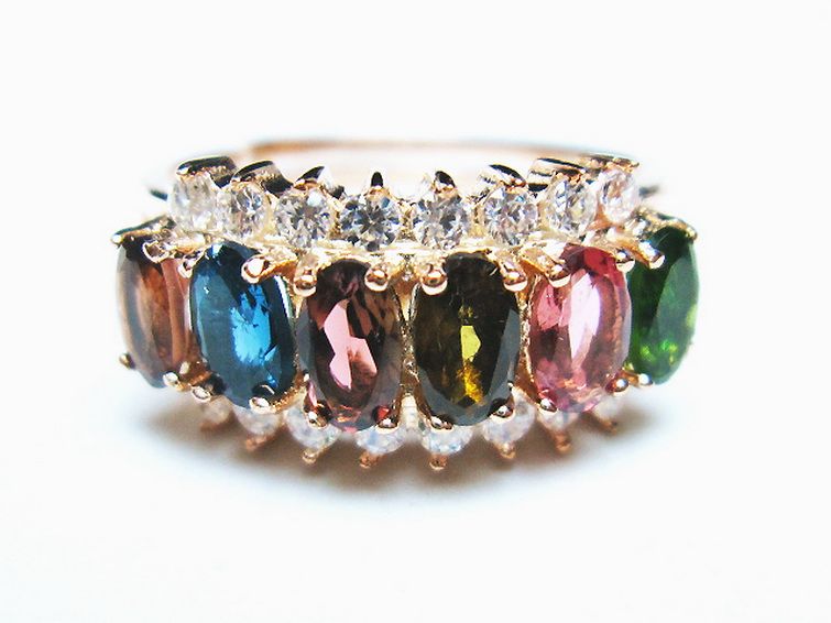 トルマリン指輪(11号) [t384-1592]