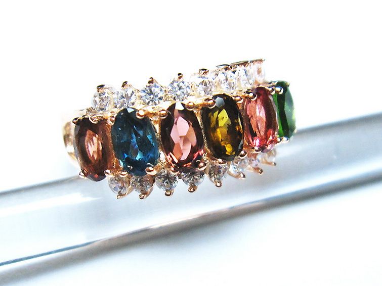 トルマリン指輪(11号) [t384-1592] 2枚目