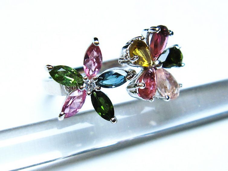 トルマリン指輪(13号) [t384-1595] 2枚目