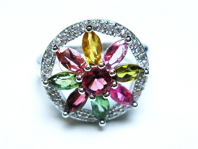 トルマリン指輪(13号) [t384-1603] 1枚目